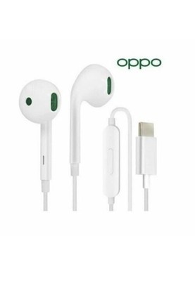 Original OPPO MH147 IN EAR USB TYPE C EARPHONES HEADPHONES WITH MIC Weiß