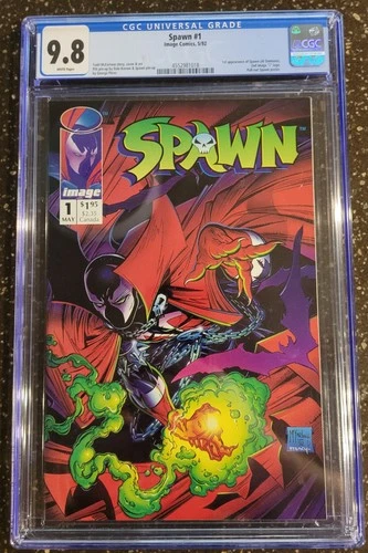 1992 Spawn #1 Image Comics CGC Graded 9.8 Near Mint/Mint Todd McFarlane