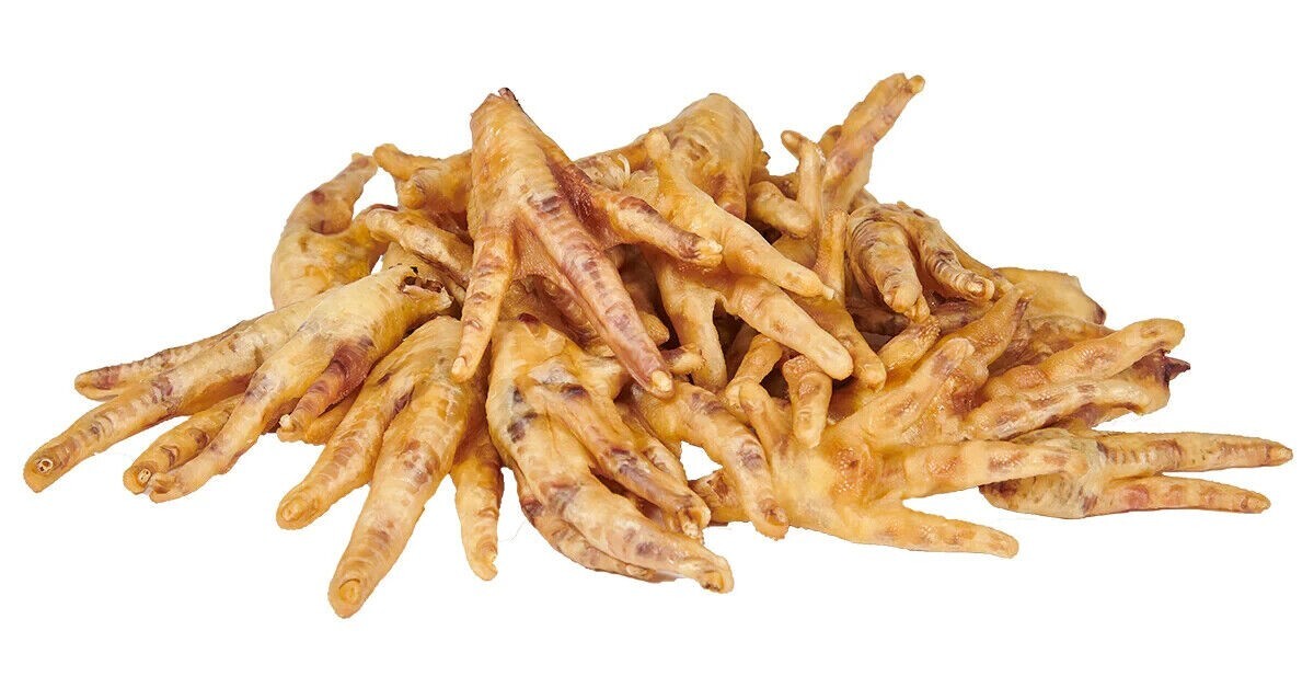 Naturally Golden Chicken Feet 1Kg - High Quality - Natural Dog Treat