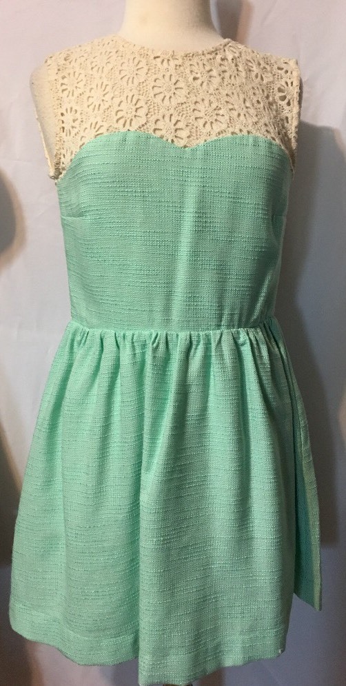 NWT Francesca's Mint Green Lined Sleeveless Dress Size Medium $68