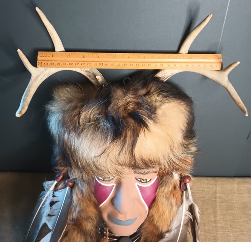 " Native American " wall plaque mask - Picture 5 of 8