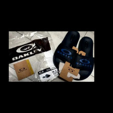 Oakley Ellipse Flip Flops Slides Sandals Mens Size 6 US Dark Blue 15205-02E NEW