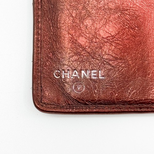 CHANEL Cambon Line Long Wallet Coco Matelasse Leather bronze color Authentic【A】 - Picture 12 of 24