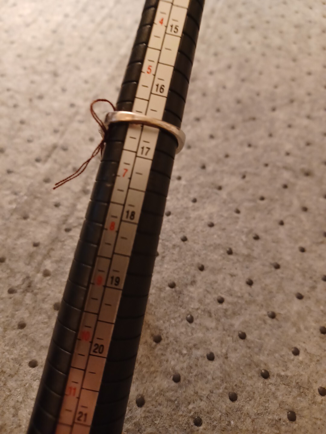 solid silver and multi stone Two tone Ring size 6… - image 2