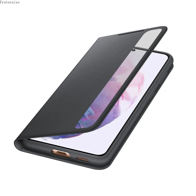 Smart View Flip Phone Case For Samsung Galaxy S21 Ultra/S21/S21 Plus smart chips - Image 2 of 4