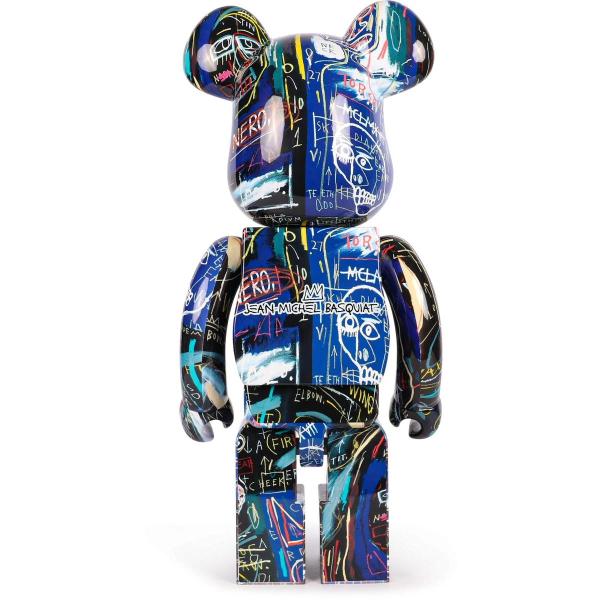 Jean-Michel Basquiat #7 1000% Medicom Bearbrick Be@rbrick Figure