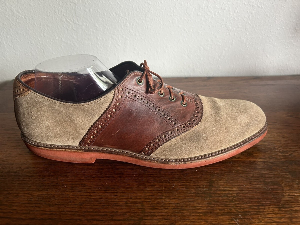 Vintage Walk Over Saddle Oxford Nubuck Suede and Leather  display picture 1