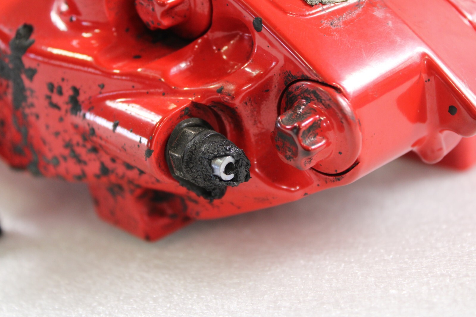 Lamborghini Huracan, LP580, RH, Rear Brake Caliper, Red, Used, P/N 4T0615406AH
