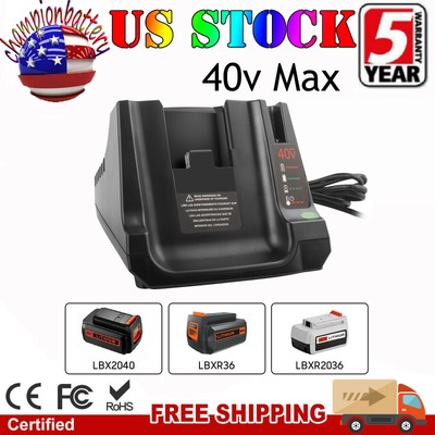 decker 40v charger