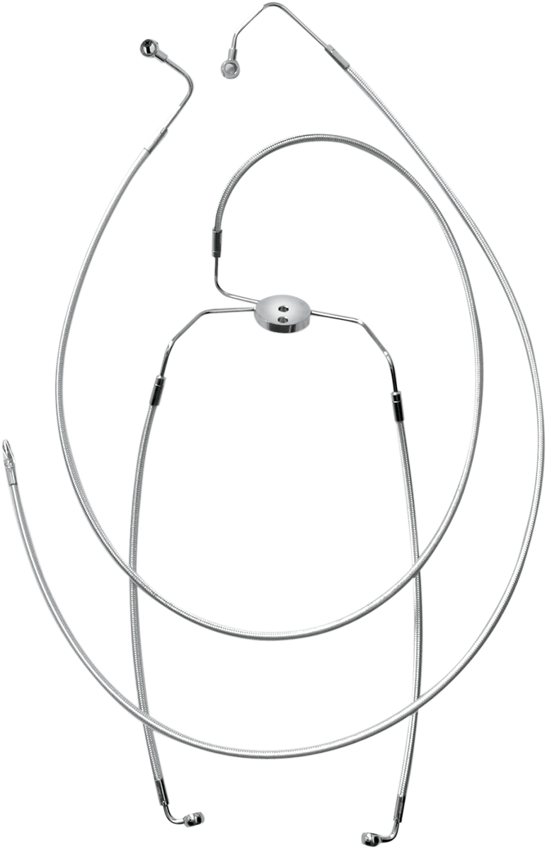 Magnum Chromite II Designer Series Front Lower DOT Brake Line Kit