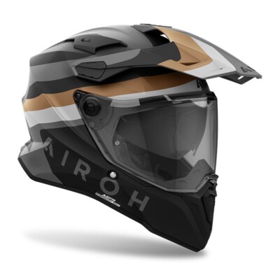 Airoh Commander 2 Doom Gold Adventure Helmet Size XL