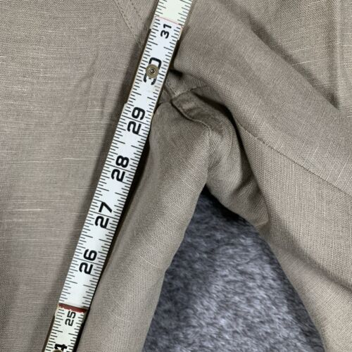 Cubavera Pants Men’s 2XBx30 Linen Blend Trousers Drawstring Elastic Waist - Picture 2 of 13