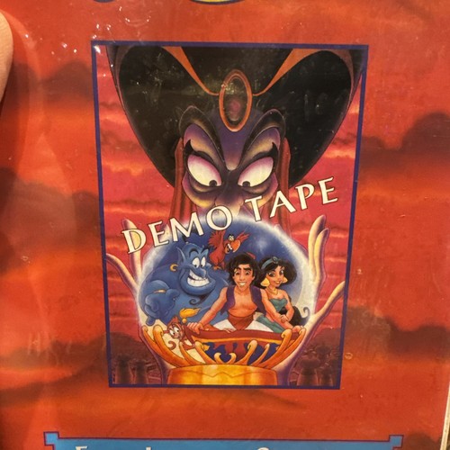 Aladdin VHS Sealed Lot (4) Demo Promo Screener Regular Jafar King Of Thieves - Foto 13 di 16