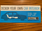 1968/1969 Renault 16 " Design Your Own Interior" Sales Brochure - Rare and Nice! — photo 1