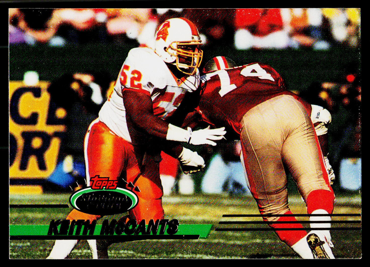 Keith McCants, 1993 Stadium Club, #332, Tampa Bay Buccaneers,