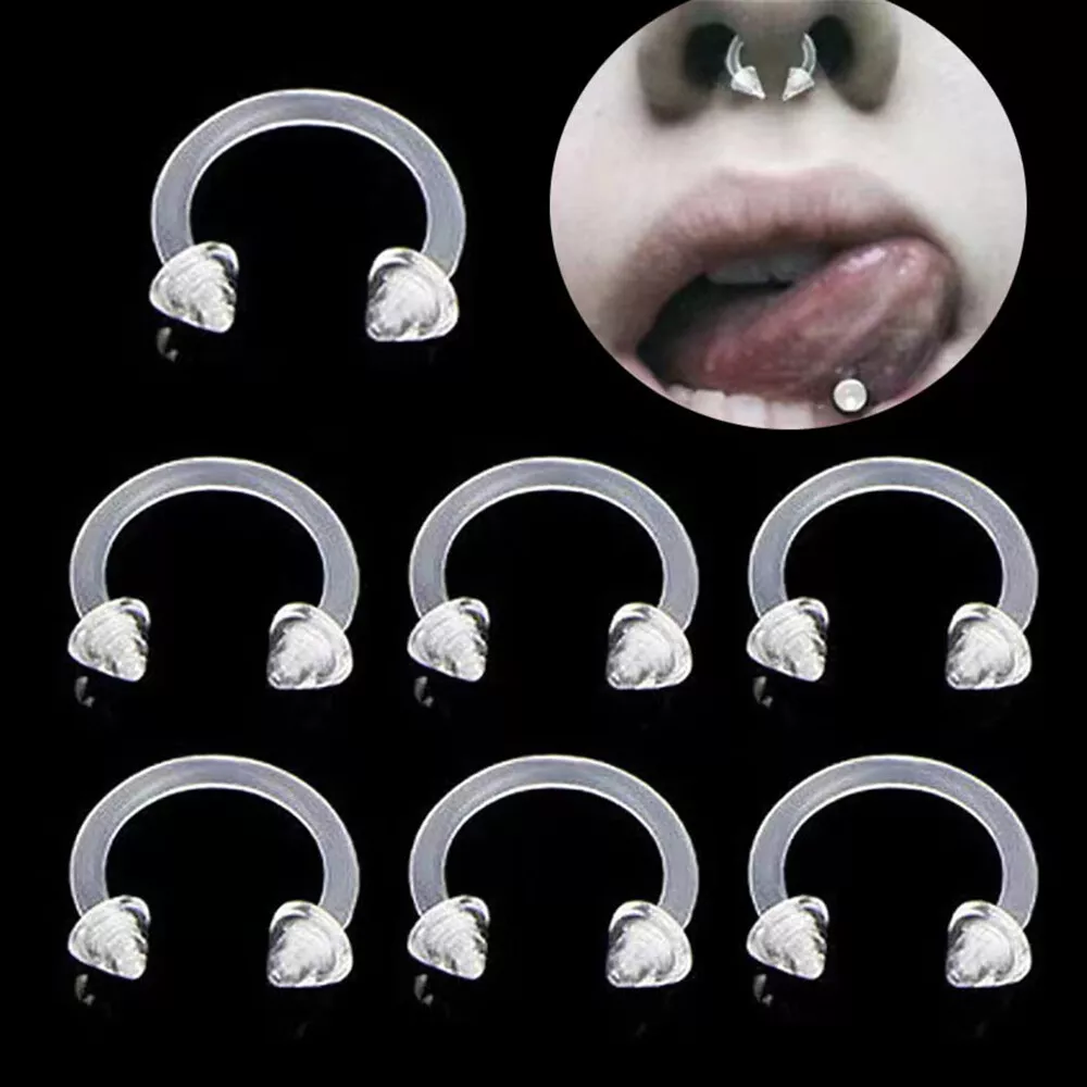 Acrylic lip best sale ring