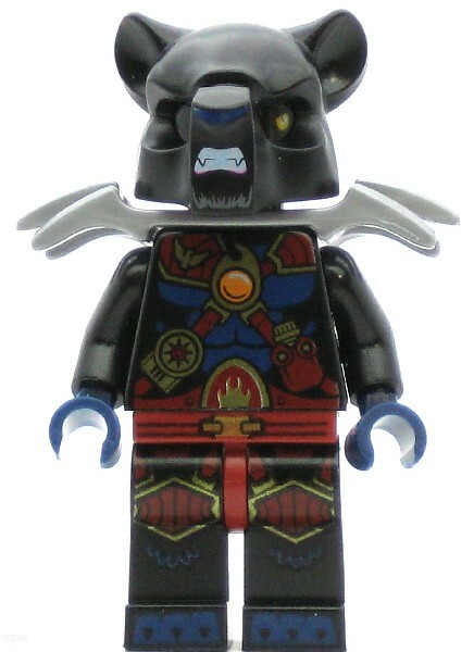 LEGO Legends of Chima Minifigure Tormak Black Outfit (Genuine