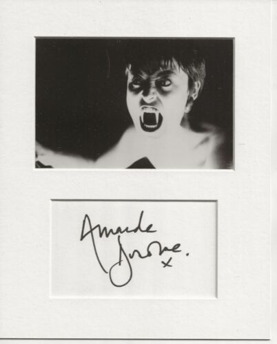 Amanda Donohoe legowisko białego robaka podpisane oryginalny autograf UACC RD AFTAL - Zdjęcie 1 z 1