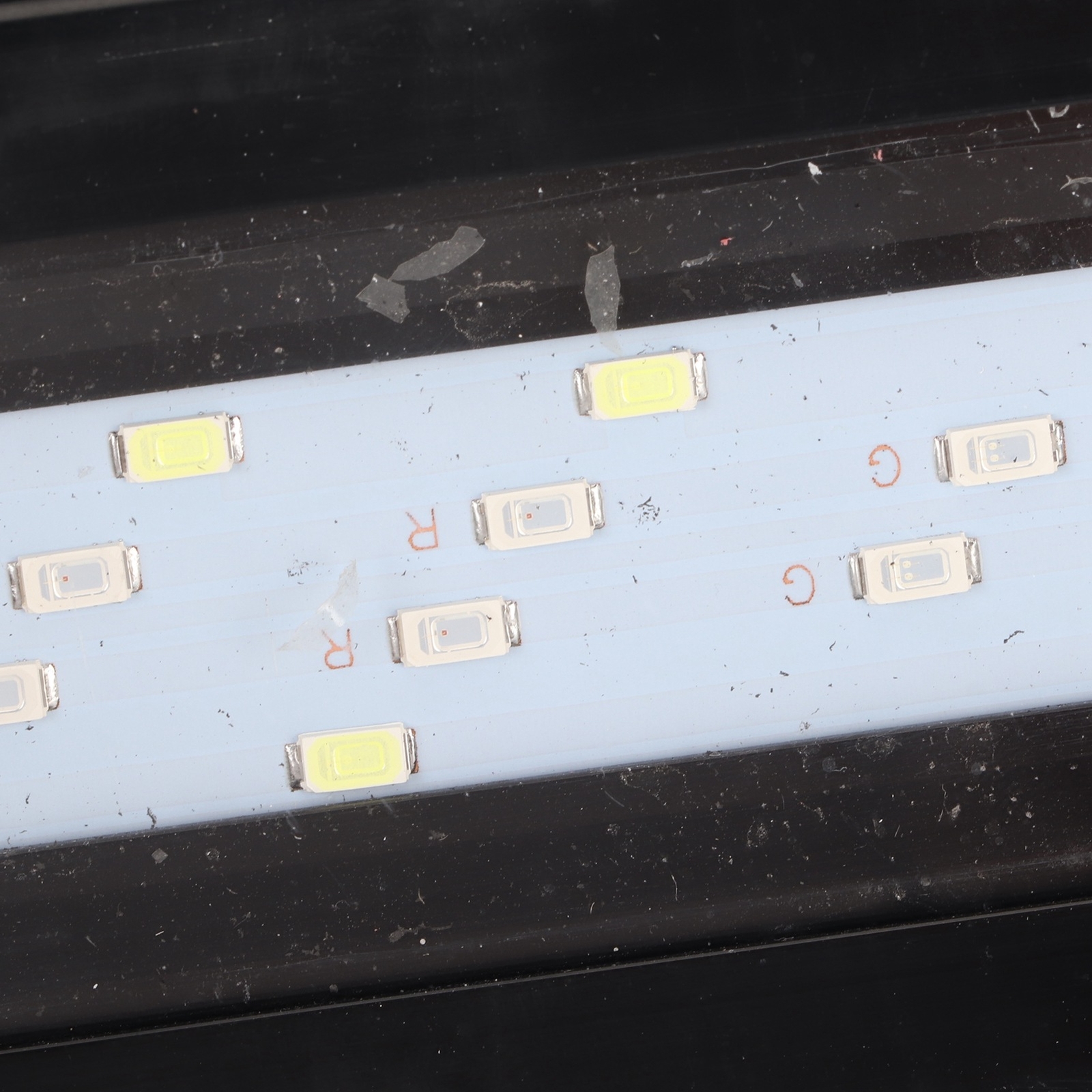 LED Aquarium Light Color Changing 3 Levels Adjustable 4 Rows Fish Tank