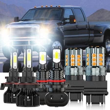 Fit Ford F250 F350 Super Duty 05-2019 LED Headlights+Fog Light+Turn Signal Light