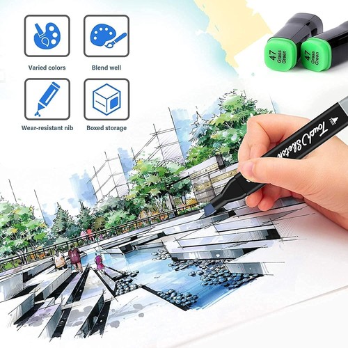 168 Farben Graffiti Stift Fettige Mark Marker Set für Sketch Marker Stifte Set - Bild 6 von 19