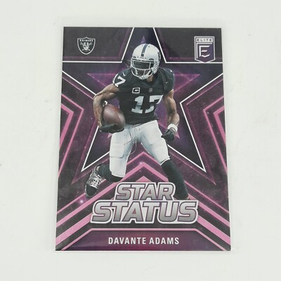 2023 Panini Donruss Elite Football PINK Star Status Davante Adams #13 Raiders