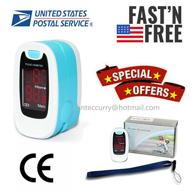 US SHIP  Finger Pulse Oximeter Blood Oxygen Sensor O2 SpO2 Monitor Heart Rate