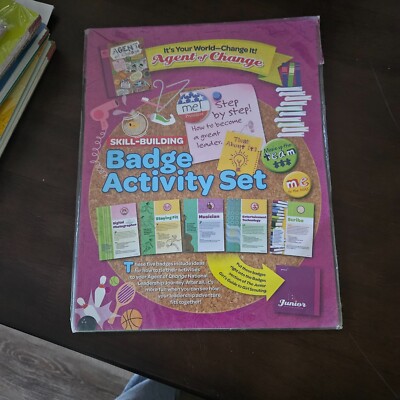 Girl Scout Junior Agent of Change Badge Activity Set