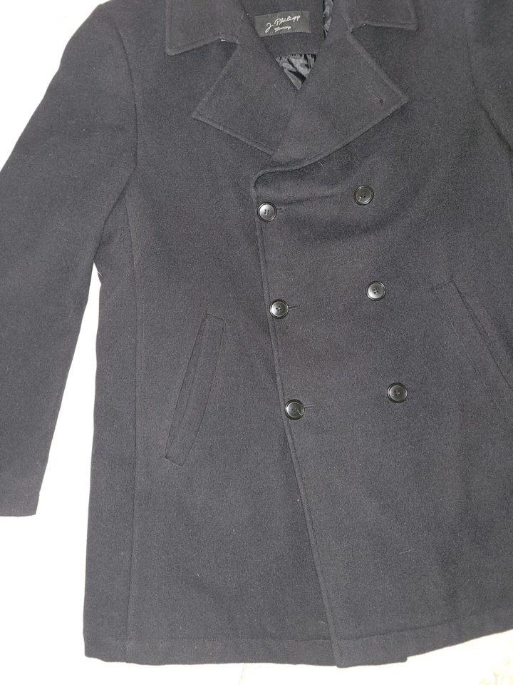 J. Philipp Germany Herren Kurzmantel Jacke schwarz Gr. 54 - Bild 4 von 4