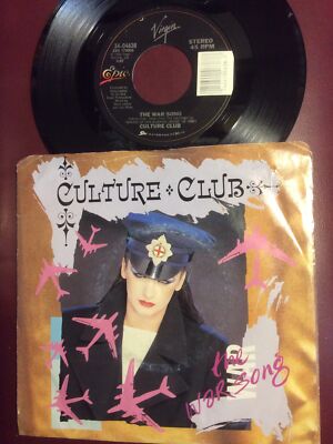 Culture Club 7” Vinyl 45 The War Song 2 Versions 1984 Epic LP In A ...
