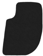 Velour Anthrazit Fußmatten, FAHRER Teppich für Volvo 940, 960 14xRand