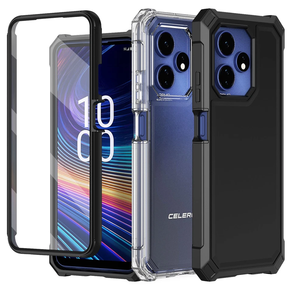 For Boost Celero 5G/5G Plus 2024 Case Full Body Cover+Built-in Screen Protector