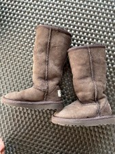Ugg Kids Classic Tall Brown Boots Size 10 Girls or Boys