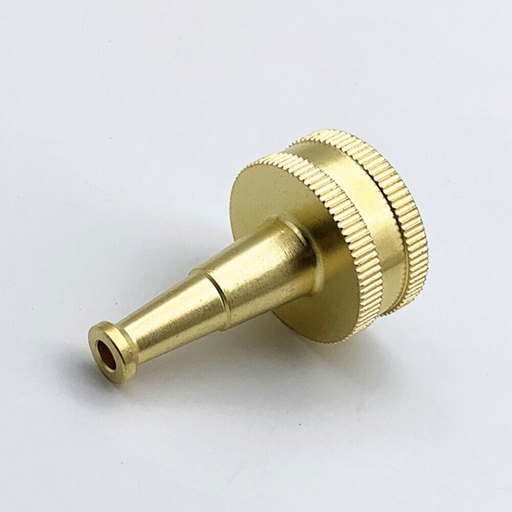 2PCS Brass High Pressure Hose Jet Nozzle Hose Shut off Valve 3/4 Inch Connectors