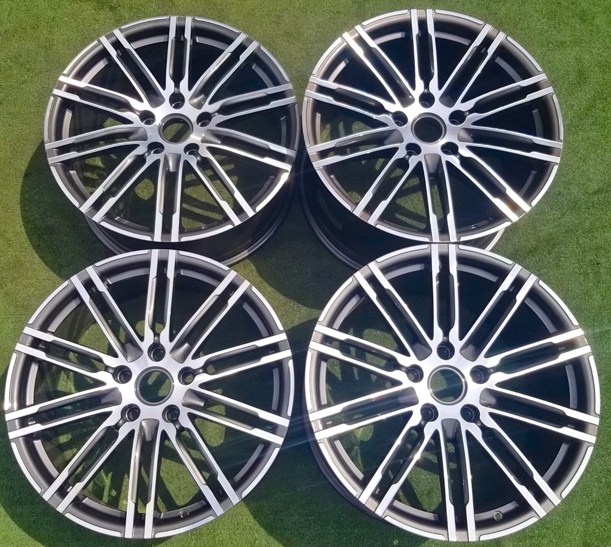 4 Factory Porsche 911 Wheels Genuine OEM Carrera 991 Forged 20