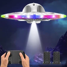 Form Drone RC UFO for Kids and Beginners, Remote Control Airplane with Light