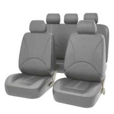 PU Leather Auto Five Seats Covers Full Set Interior Car Seat Cushion Protector