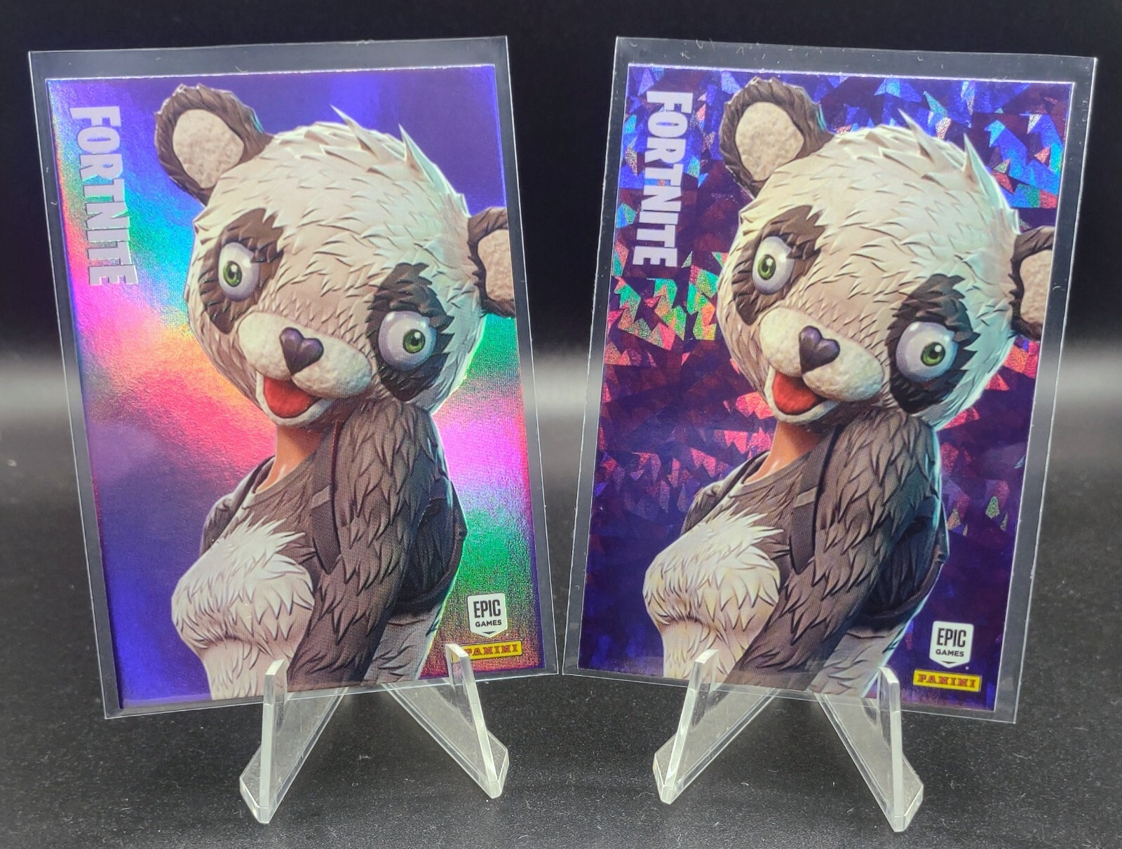 2019 Fortnite Series 1 PANDA Team Leader #279 Crystal Shard and Holo Panini BR