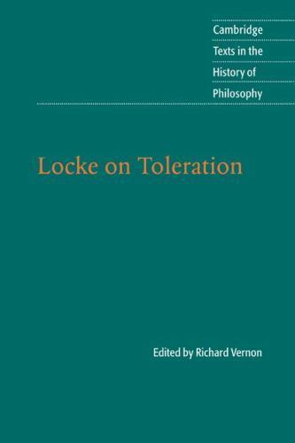 Locke on Toleration Vernon Paperback Cambridge University Press 9780521139694