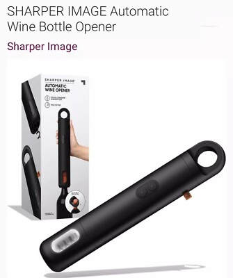 Sharper Image Automatic Universal Wine Opener With Foil Cutter