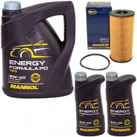 MotoröL Set Mannol Energy Formula PD 5W-40 7 Liter + ÖLfilter FüR Renault Trafic