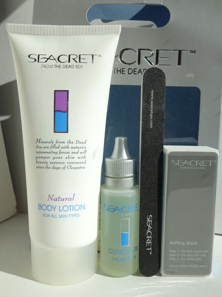 SEACRET from the Dead Sea Nail and Body Care Kit, Cucumber & Melon