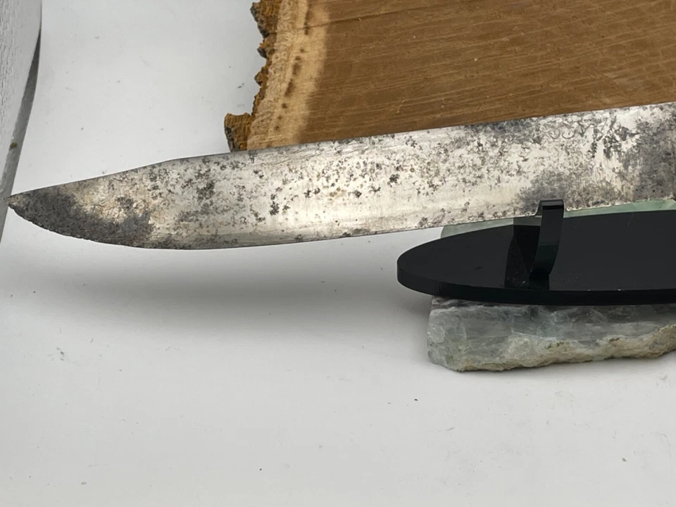 Cuchillo de teatro vintage aluminio y mango lucite 12,5" en general--1484,24 Foto 3 de 4