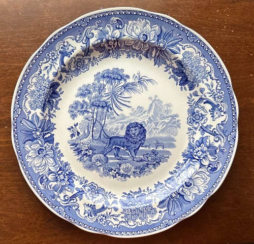 Spode Blue Room Collection Traditions Series Scalloped Dinner Plates 6 Pieces - Picture 6 of 15