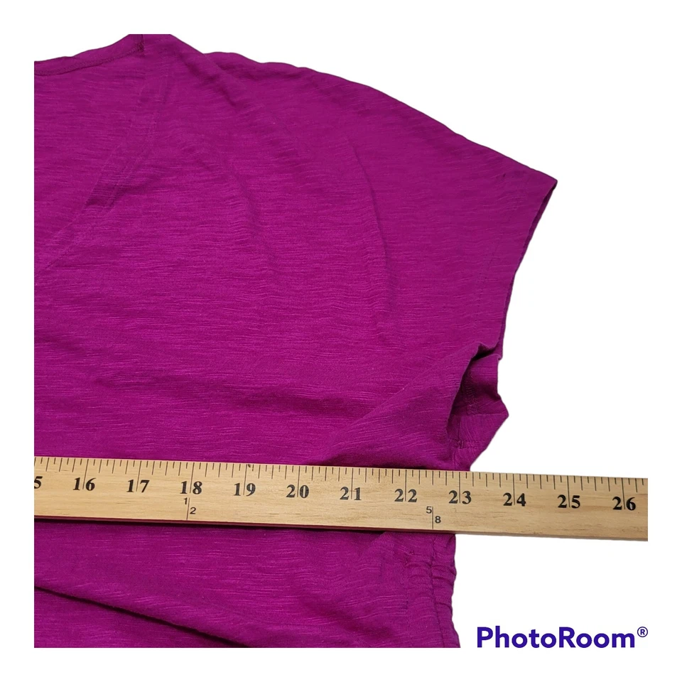 Camiseta de playa Speedo para mujer XL púrpura acanalada lazos laterales camisa de natación Foto 4 de 4