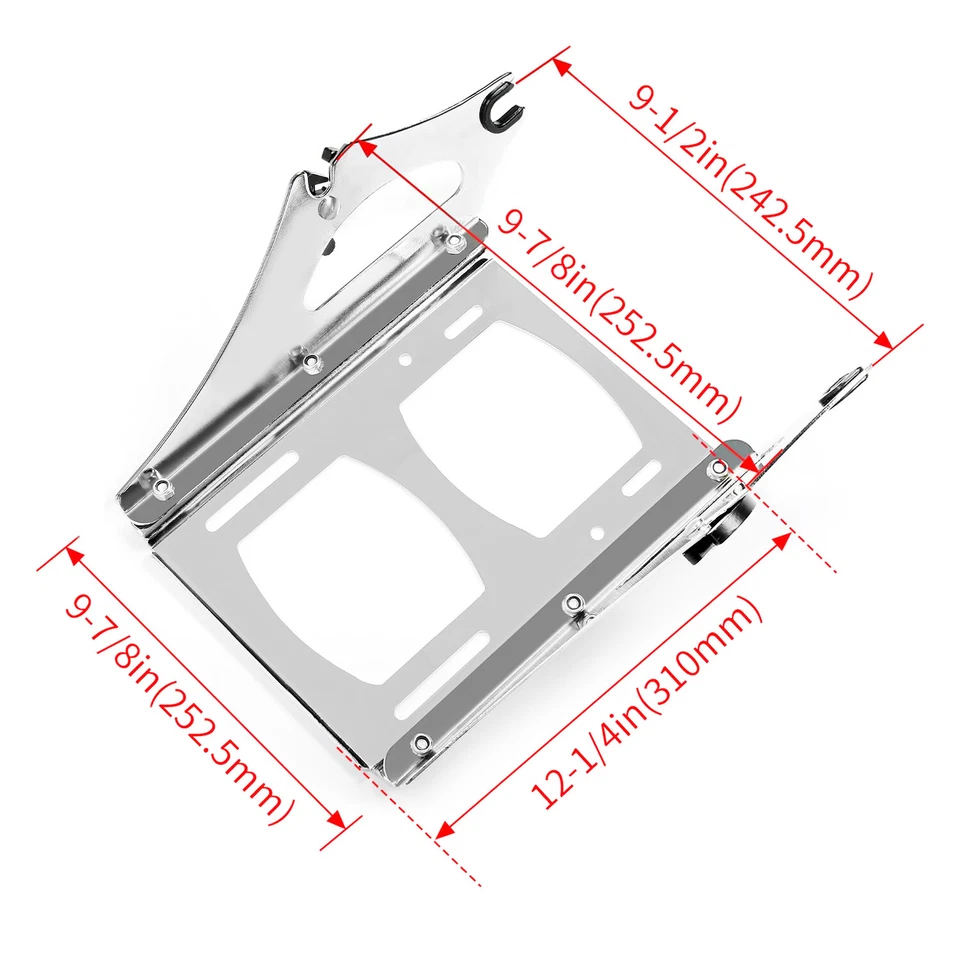 Paquete de maletero desmontable portaequipajes para Harley Davidson Touring Road Glide 2009-13 Foto 2 de 4