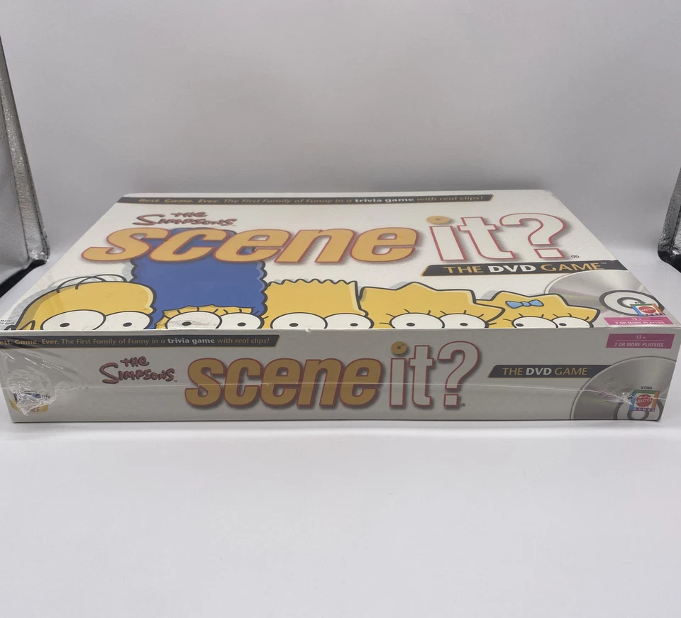 New Simpsons Scene It DVD Trivia Board Game Mattel NIB Sealed - Image 4 of 4