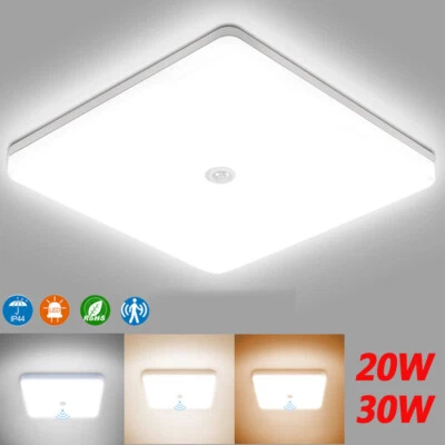 KANLUX LED Sensorlampe Deckenlampe 20W 30W Radar Leuchte Flurlampe mit Bewegungsmelder