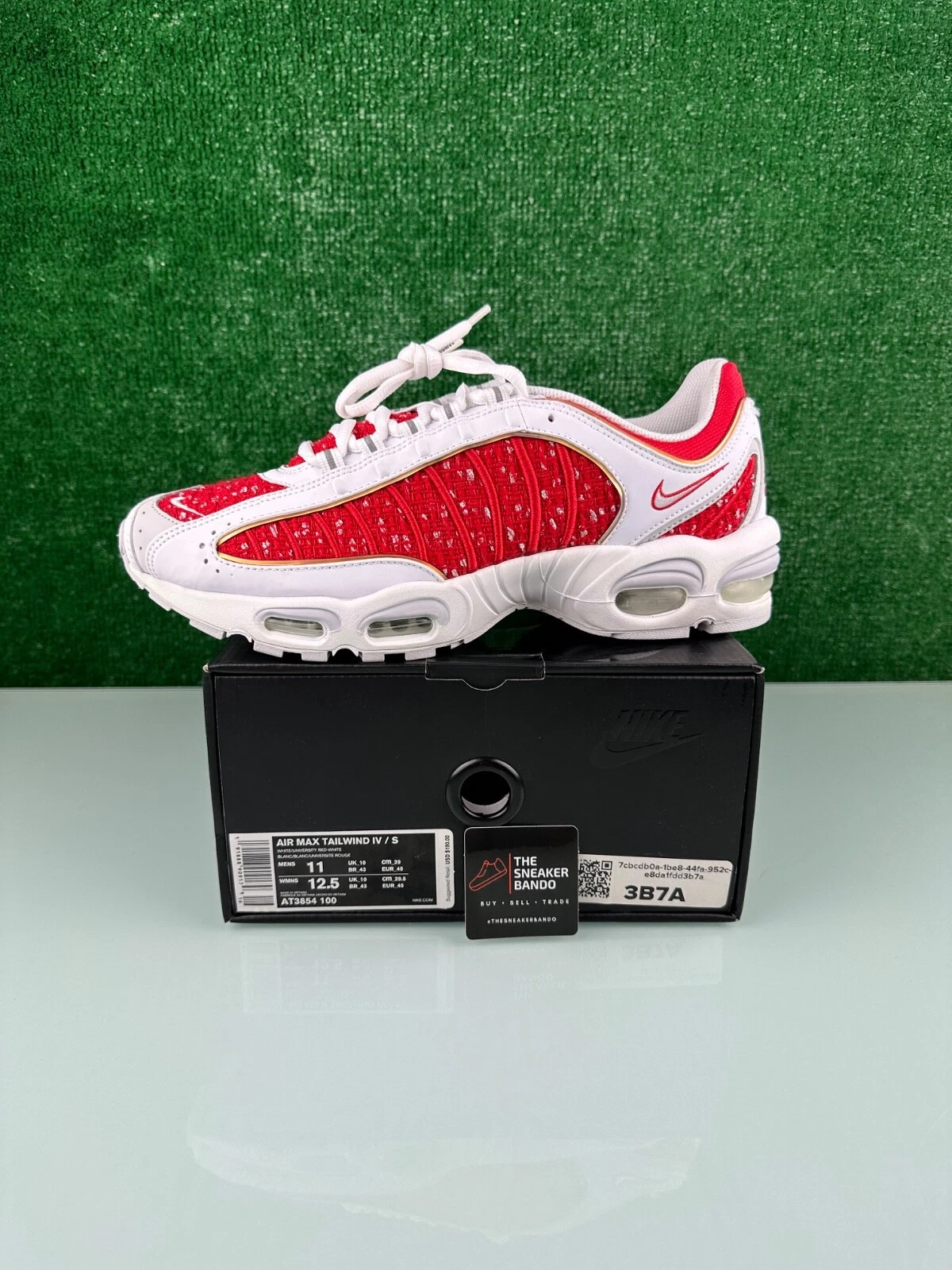 Taille 11   Nike Supreme x Air Max Tailwind 4 rouge universitaire
