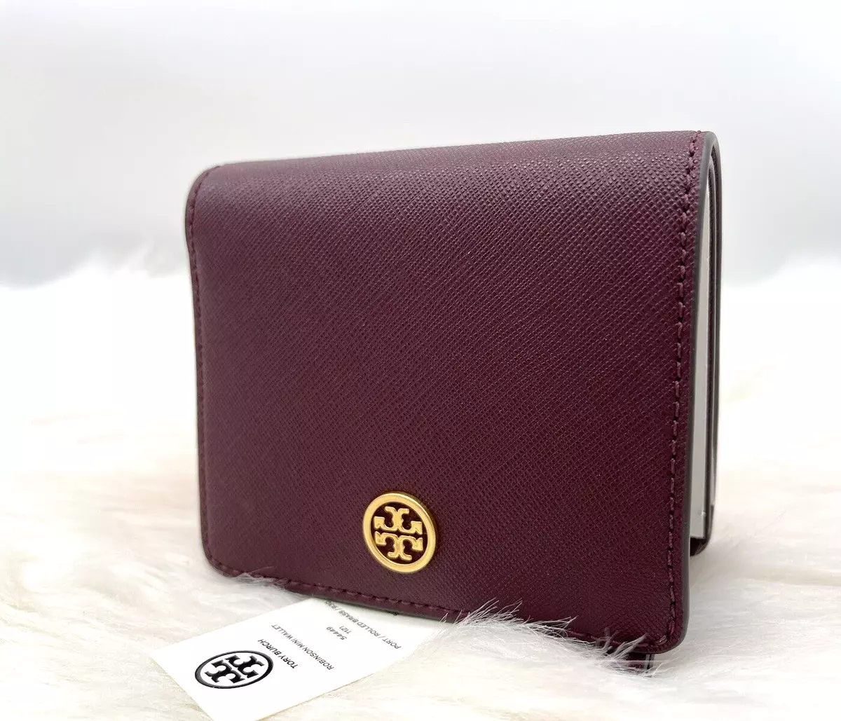 Tory Burch Robinson leather wallet, Brown